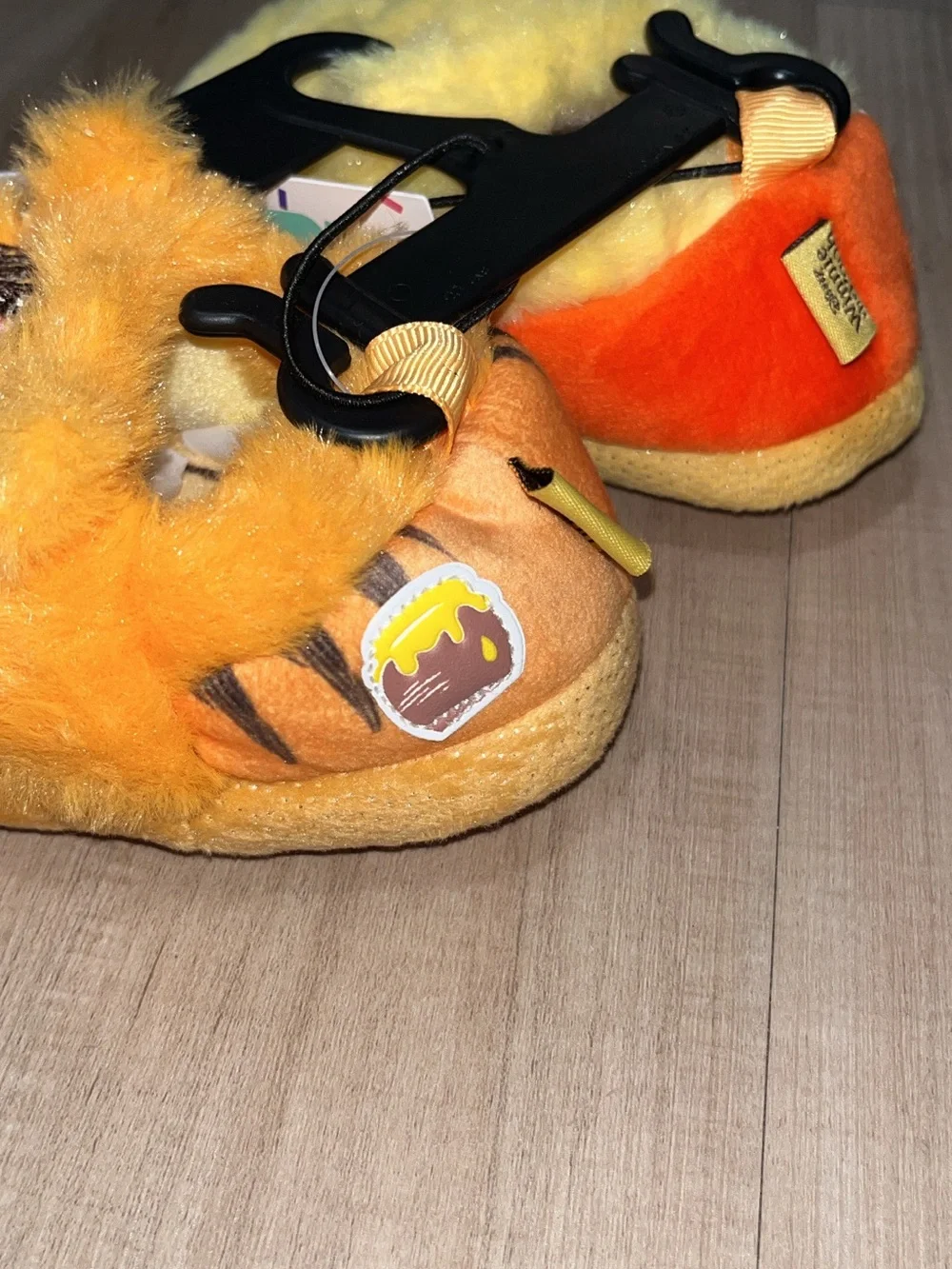 Kids Plush Character Slippers - Yellow & Orange - Disney